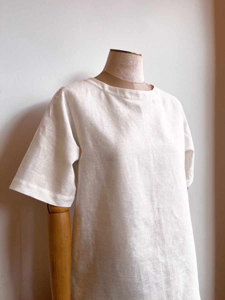 White Linen Everyday Top - Made X Hudson