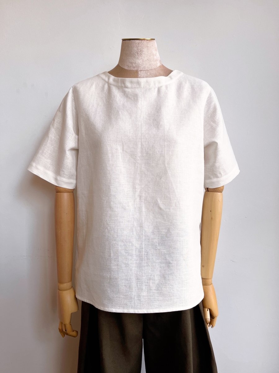White Linen Everyday Top - Made X Hudson