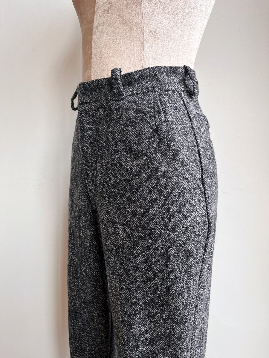 Bronwen Pant in H.S. Cashmere Boucle Sharkskin - Made X Hudson