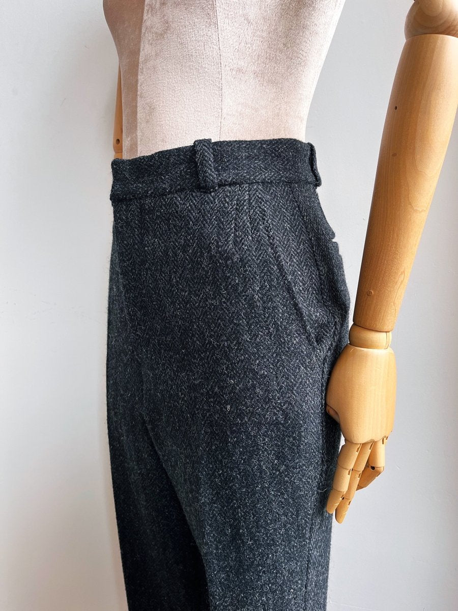 Bronwen Pant in Harris Tweed Wool - Made X Hudson