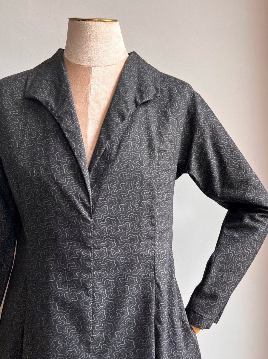 Ulrike Tunic in Lebanon Valley Etching Print - Made X Hudson