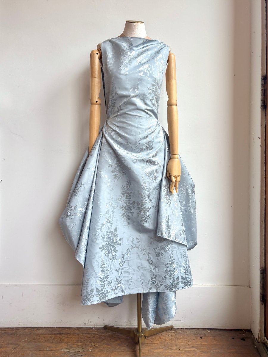 Zero - Waste Icy Blue Rose Jacquard - Made X Hudson