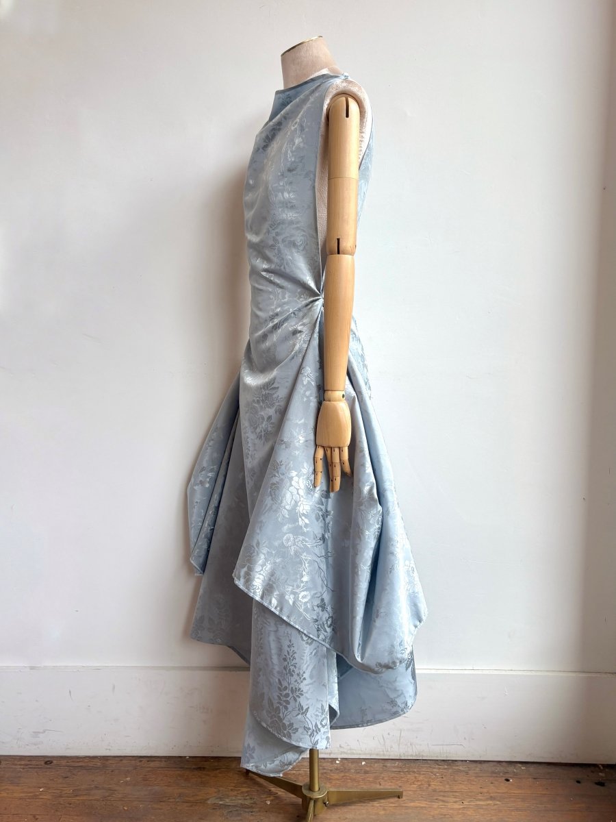 Zero - Waste Icy Blue Rose Jacquard - Made X Hudson