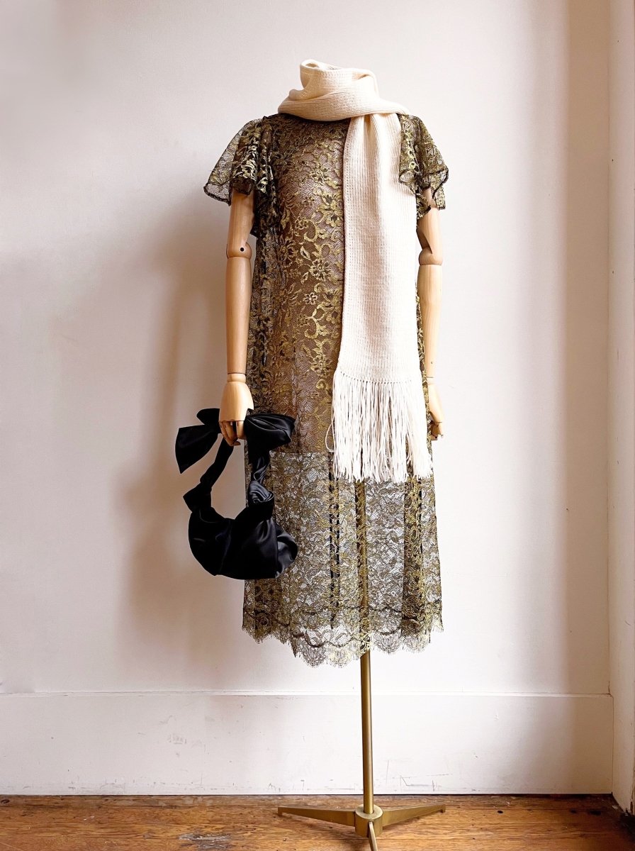 Metallic Lace Chore Dress - Made X Hudson