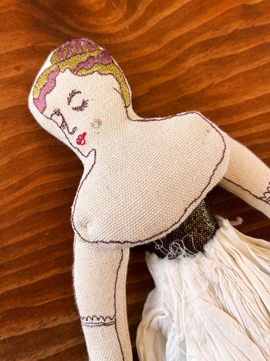 Embroidered Cotton Art Dolls - Made X Hudson