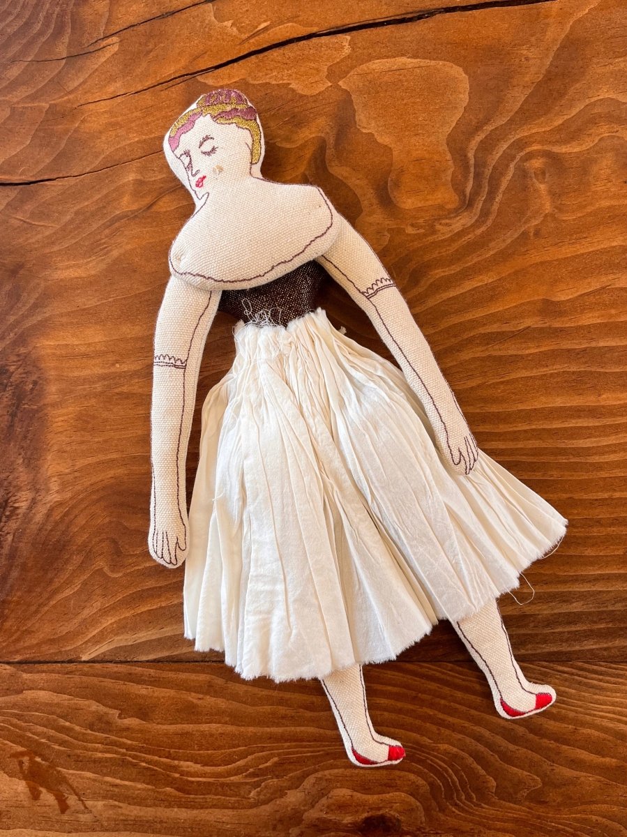 Embroidered Cotton Art Dolls - Made X Hudson