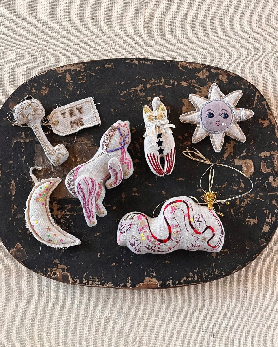 Cotton Stuffed Ornaments - Made X Hudson