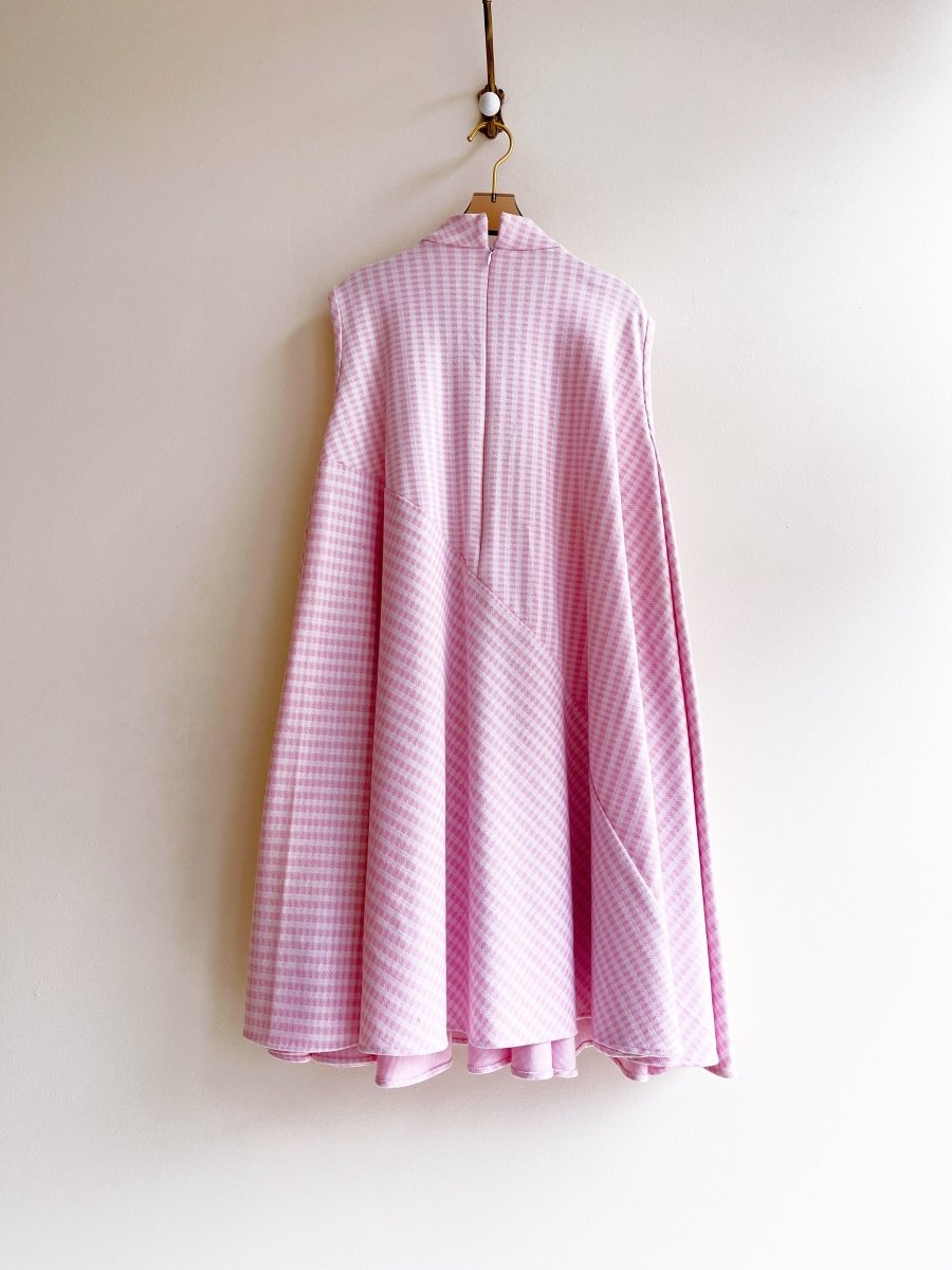 Strolling Tent Dress Slash (Pink Gingham) - Made X Hudson