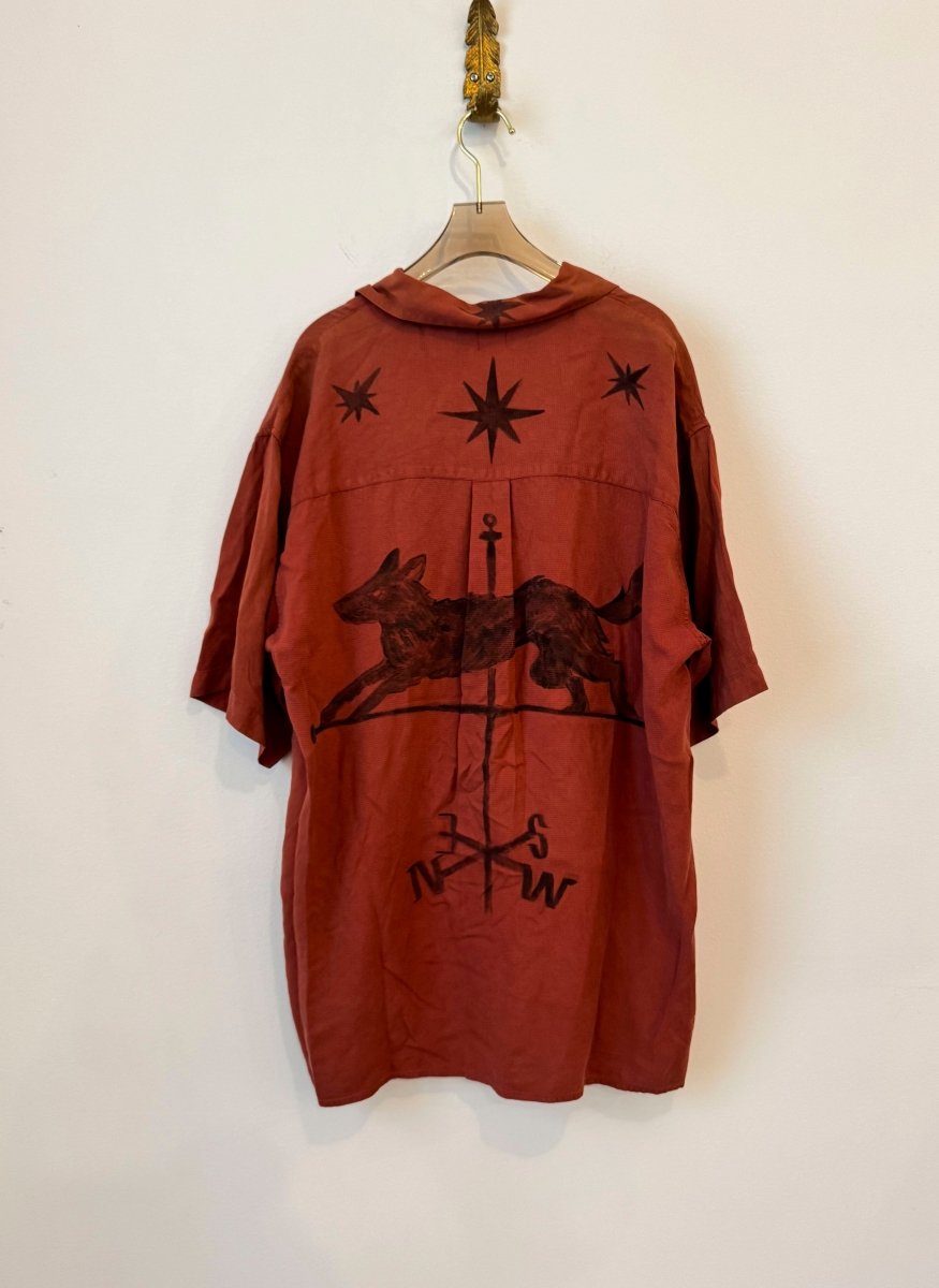 Fox and Vase | Hand Painted (Reworked) - Made X Hudson