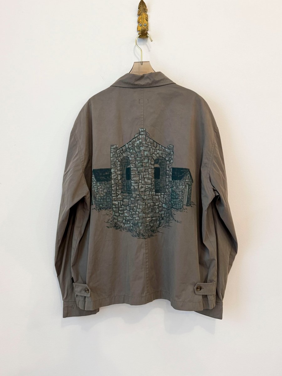 Serpentine Stone Wind Breaker | Hand Painted (Reworked) - Made X Hudson