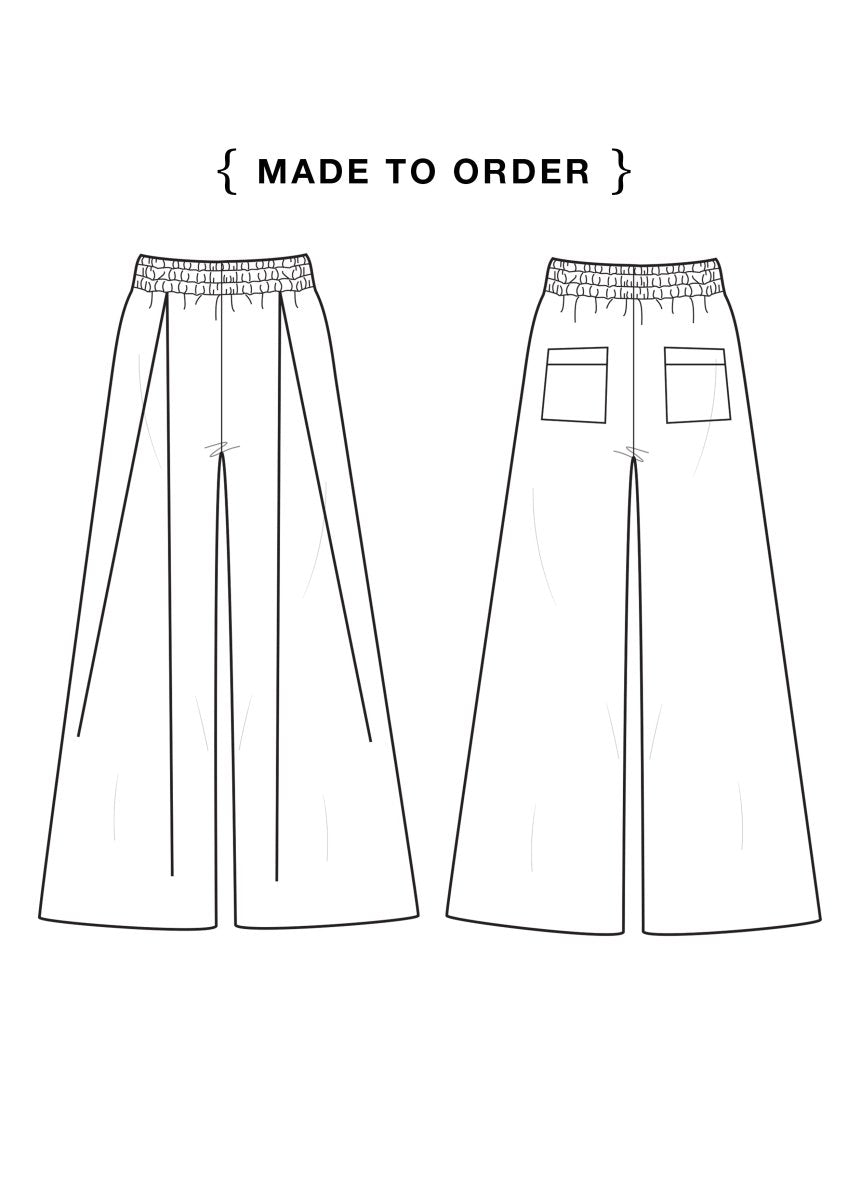 MXH Wide - Leg Pant, Made to Order (DEPOSIT) - Made X Hudson