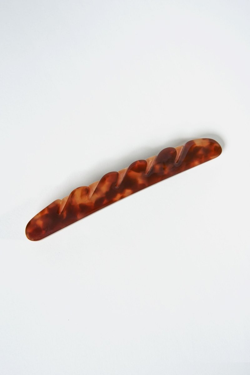 Baguette Barrette (Tortoise Brown) - Made X Hudson