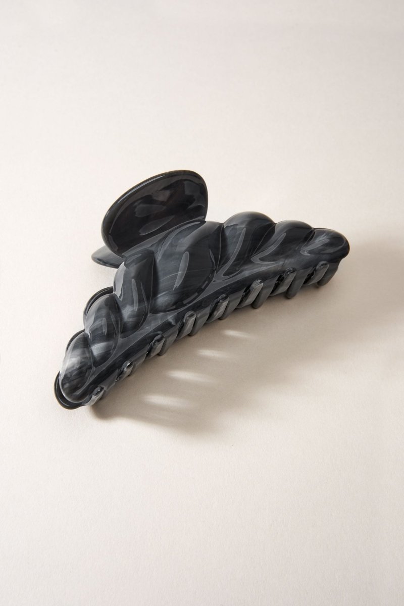Croissant Hair Claw Clip | Black - Made X Hudson