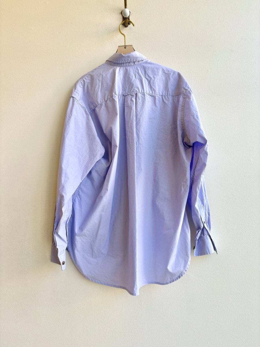 “Ada” Light Lavender Carrot Print Shirt (Reworked) - Made X Hudson