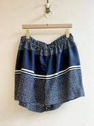 "Circe" Navy Dotted Town Shorts - Made X Hudson