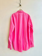 “Jordi” Hot Pink with White Embroidered Spring Onion Shirt (Reworked) - Made X Hudson