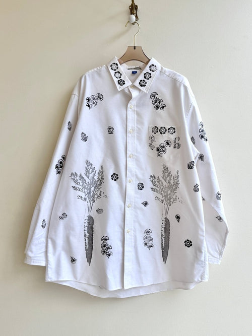 "Arnold" Low Print Carrot & Multi - Print Shirt (Reworked) - Made X Hudson