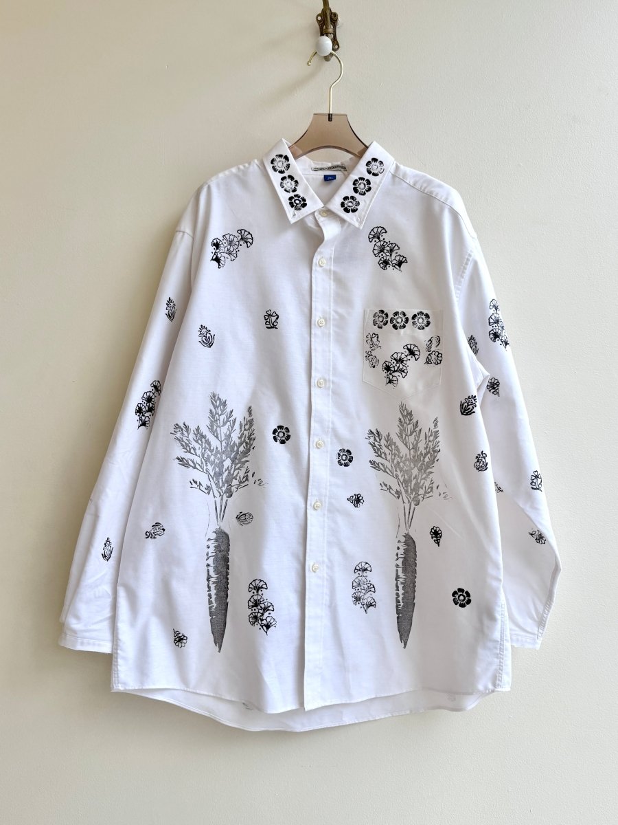 "Arnold" Low Print Carrot & Multi - Print Shirt (Reworked) - Made X Hudson