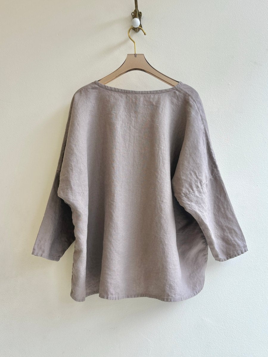 Fossil Linen Studio Tee - Made X Hudson