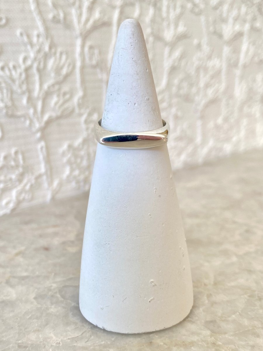 Sterling Silver Squared Stacker Ring - Made X Hudson