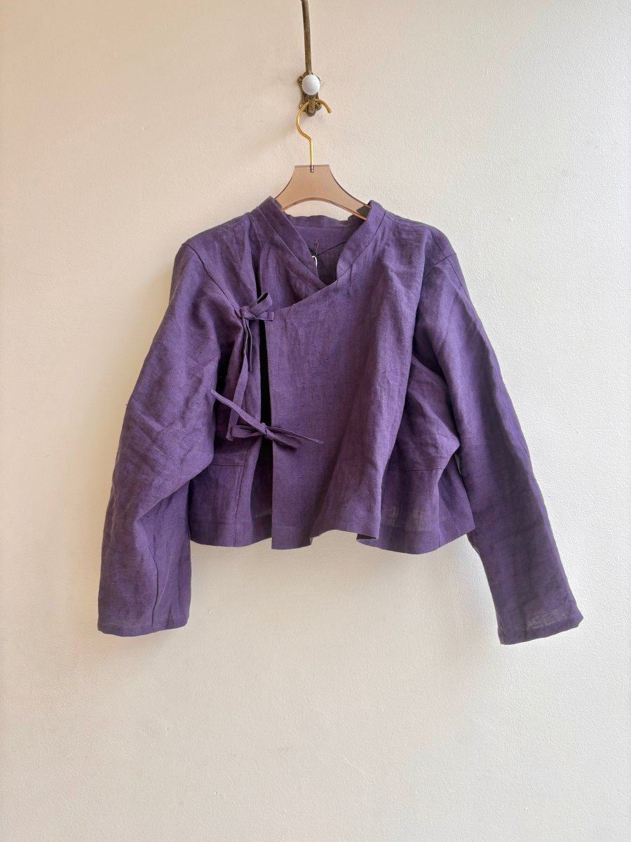 Blackberry Zero - Waste Tie - Front Blouse - Made X Hudson
