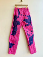 Blue and Pink Cyanotype Splash Pants (Reworked) - Made X Hudson