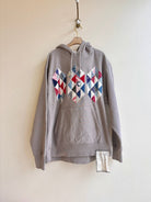 Stone Ocean Quilt Block Hooded Sweatshirt (Reworked) - Made X Hudson