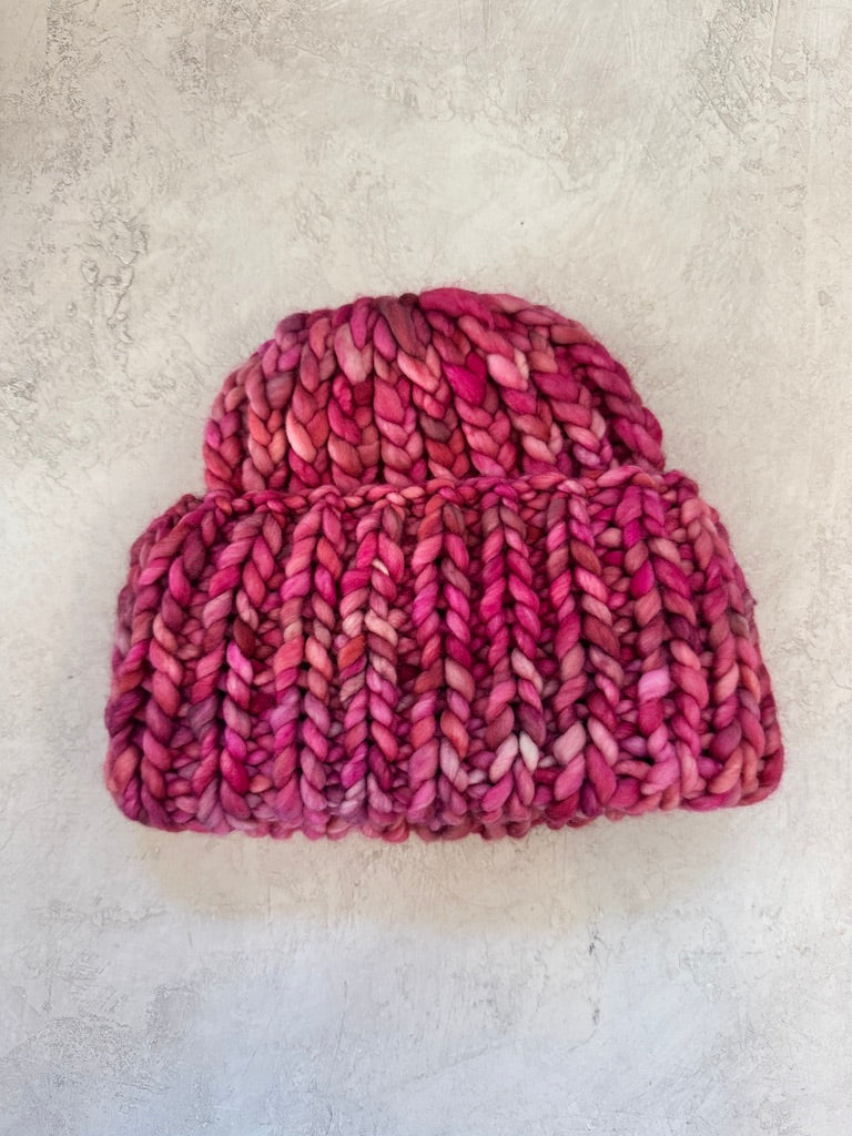 Variegated Roving Wool Hat - Made X Hudson