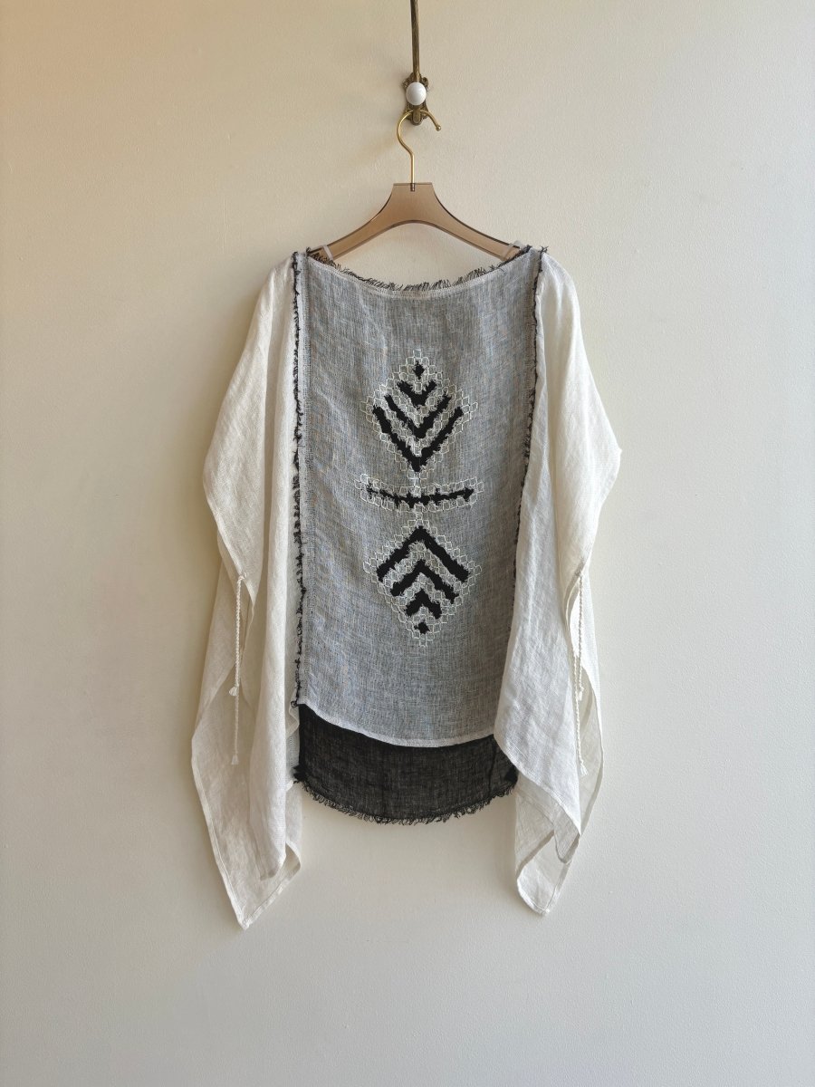 Hand Embroidered Tree of Life Vestment Top - Made X Hudson