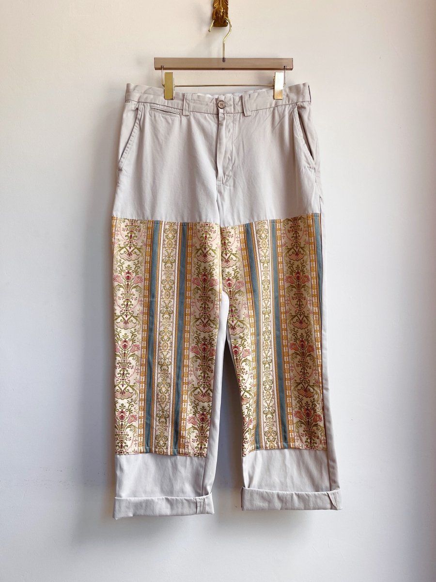 Silk Upholstery Double Knee Chino Pant | Multiple Sizes (Reworked) - Made X Hudson