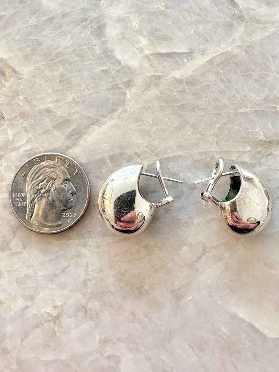 Nautilus I Sterling Silver Earrings - Made X Hudson