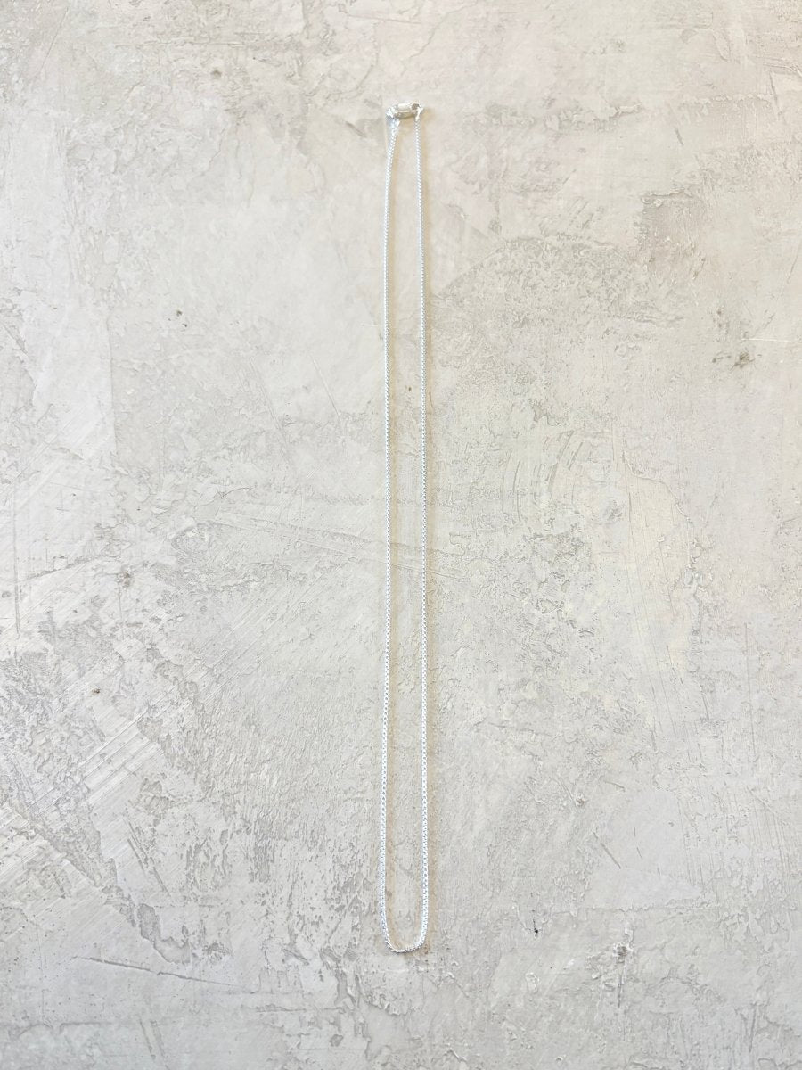 Solid Silver Box Chain (20" Length) - Made X Hudson