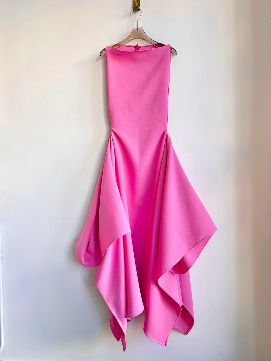 Zero - Waste Dress in Bubblegum Pink - Made X Hudson