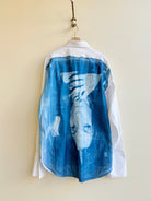 Cher Blue Sun Cyanotype Button - Up Shirt (Reworked) - Made X Hudson