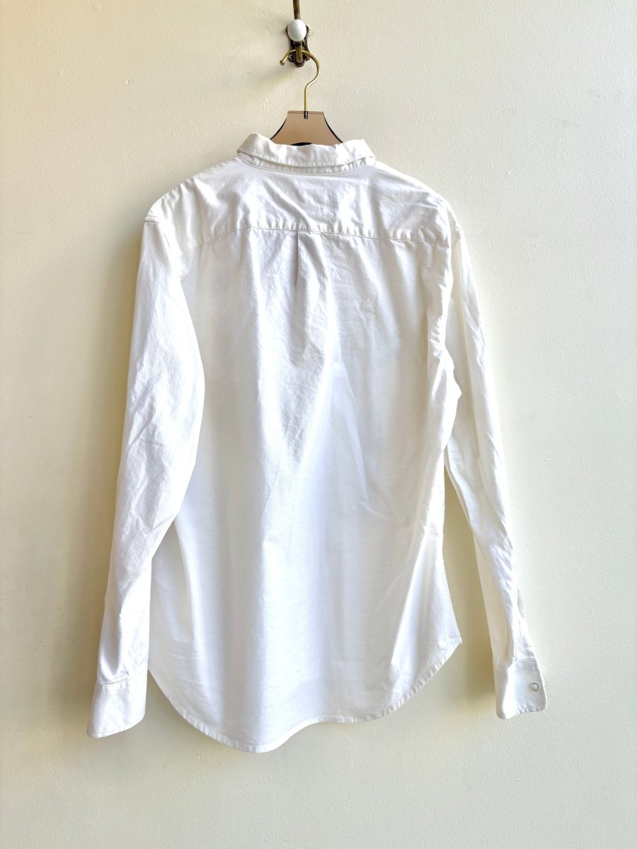 “Hattie” White Carrot Print Shirt (Reworked) - Made X Hudson