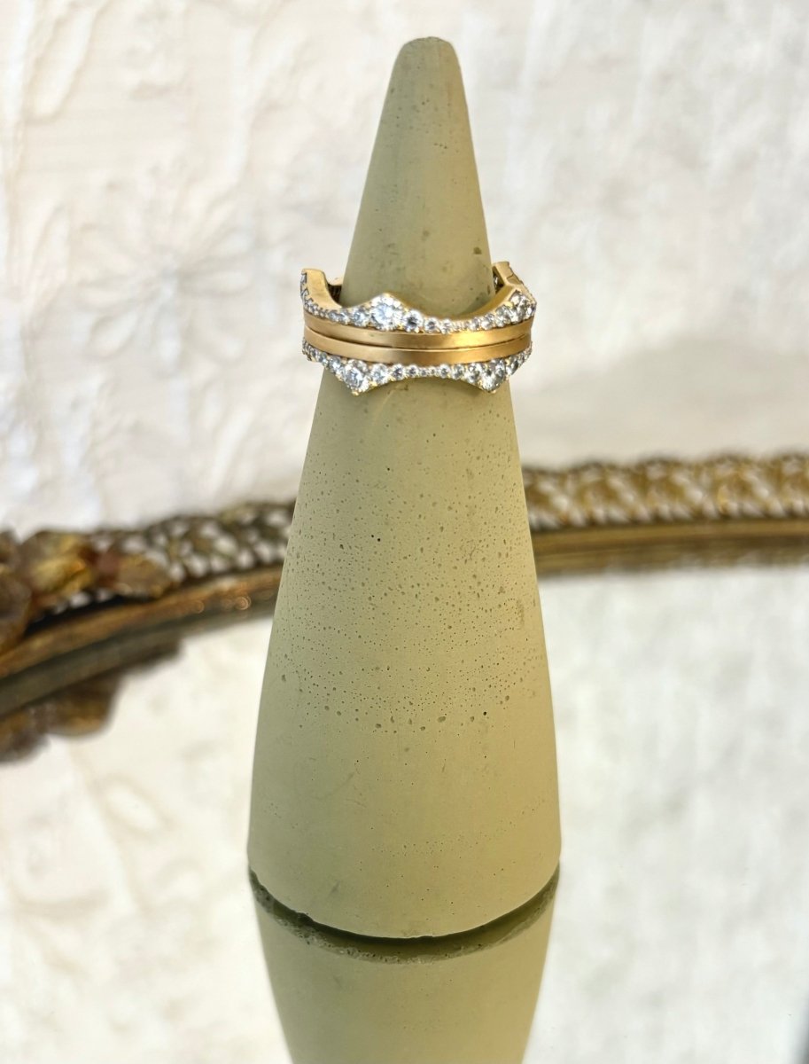Sierra 18K Yellow Gold Ring w/ 1.02 CT Diamonds - Made X Hudson