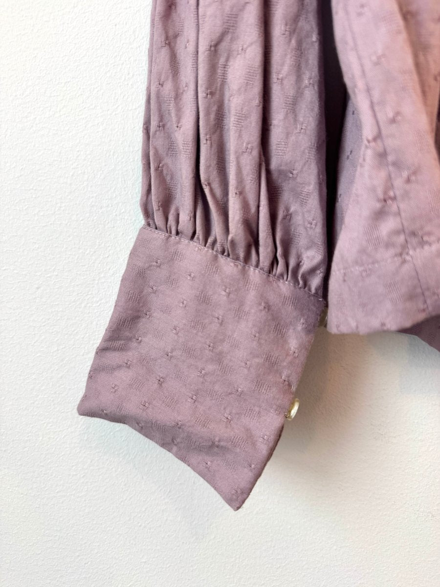 Lavender Dobby Woven Carpathian Open Top - Made X Hudson