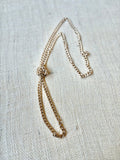 Long Costume Gold Chain Necklace (Vintage) - Made X Hudson