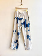 Blue & Cream Cyanotype Knit Pants (Reworked) - Made X Hudson