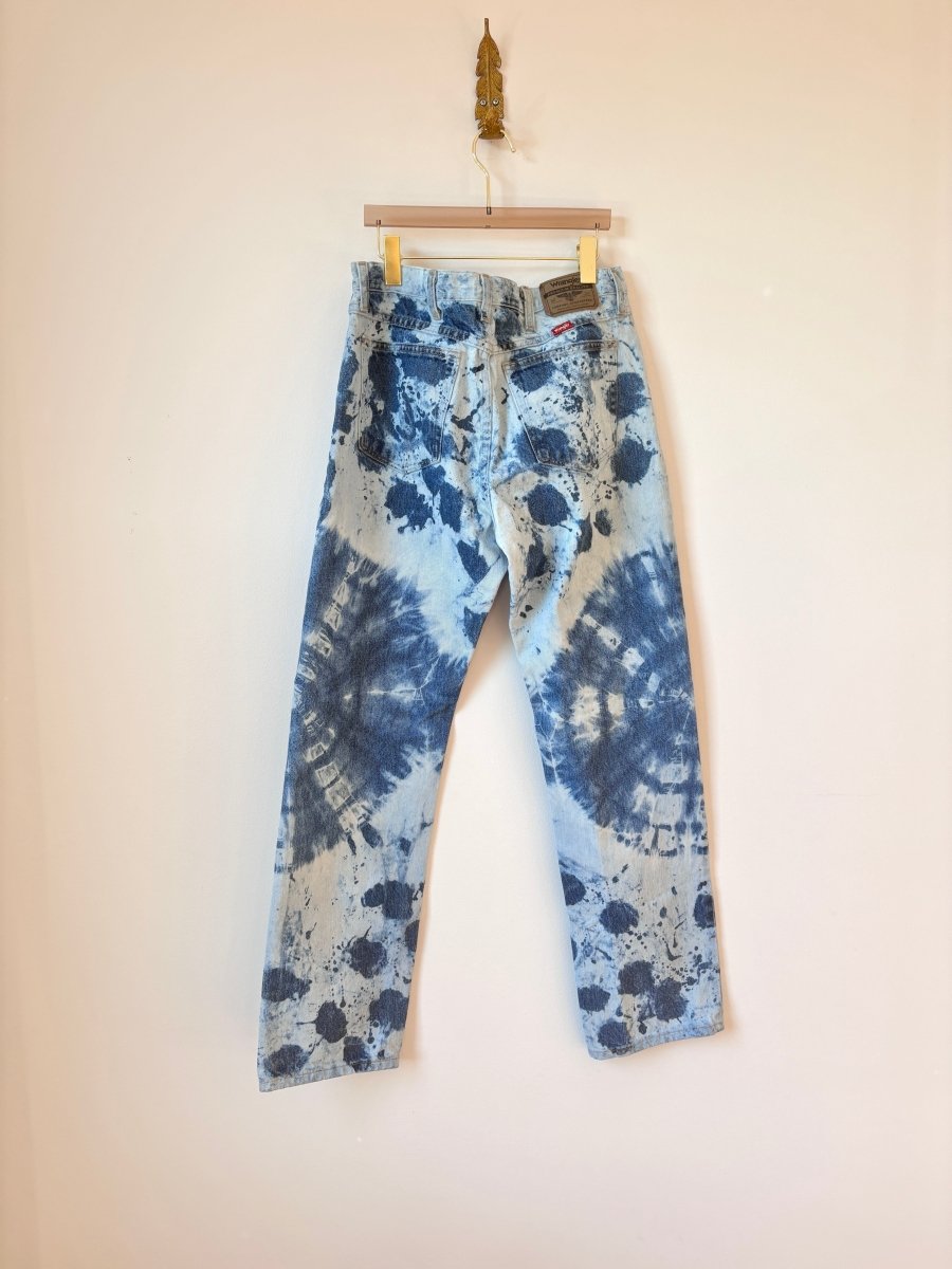 "Cheri" Jeans Distressed Wash Denim (Reworked) - Made X Hudson