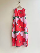 Jumbo Hibiscus Sleeveless Long Dress - Made X Hudson