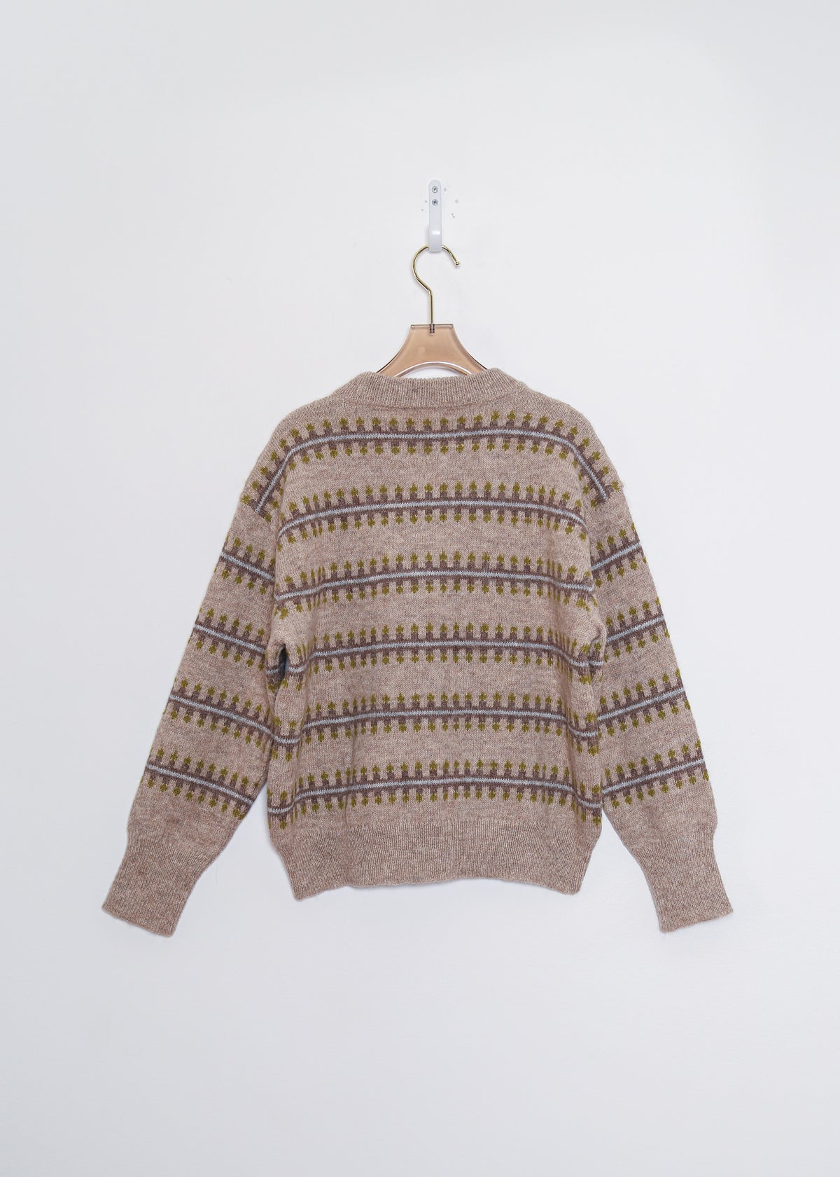 Fawn | Vera Fairisle Crew Sweater (Multiple Sizes)