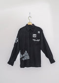 Oak and Stone Carbon Black Silk | Hand Painted (Reworked) - Made X Hudson