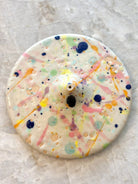 Grey Splattered Incense Holder w/ No Lip - Made X Hudson