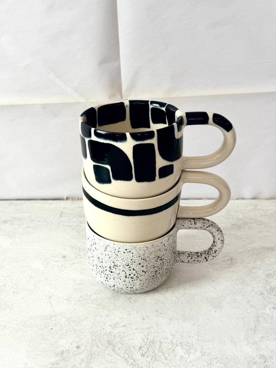Wheel Thrown Ceramics Mugs with Curved Handles (Multiple Styles) - Made X Hudson