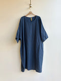 Indigo Hemp Gallery Dress - Made X Hudson