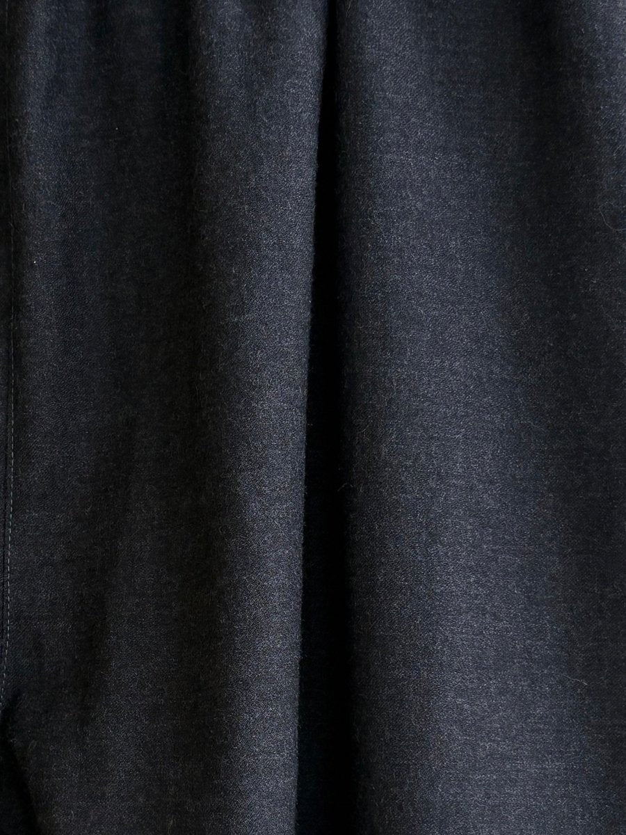 Charcoal Grey Woolen Studio Pant - Made X Hudson