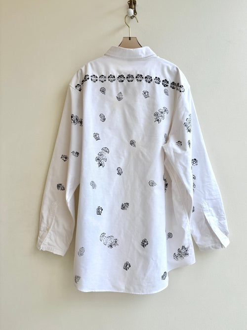 "Arnold" Low Print Carrot & Multi - Print Shirt (Reworked) - Made X Hudson