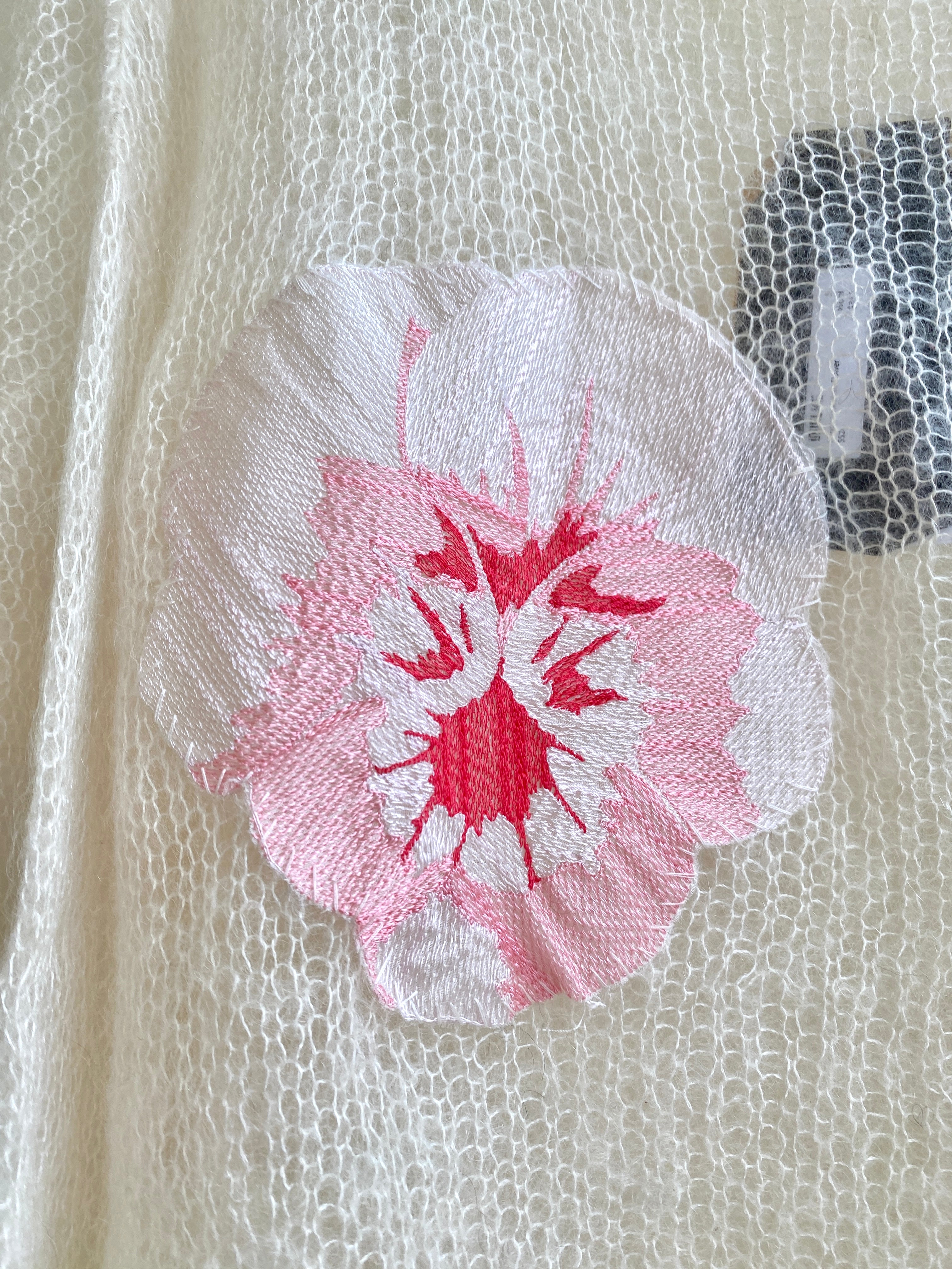 Mohair Flower Pullover Sweater – Made X Hudson