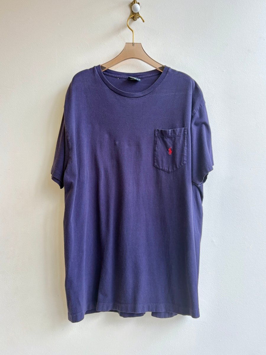 Polo | Navy Crewneck Tee (Vintage) - Made X Hudson